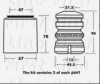FIRST LINE FPK7021 Dust Cover Kit, shock absorber
